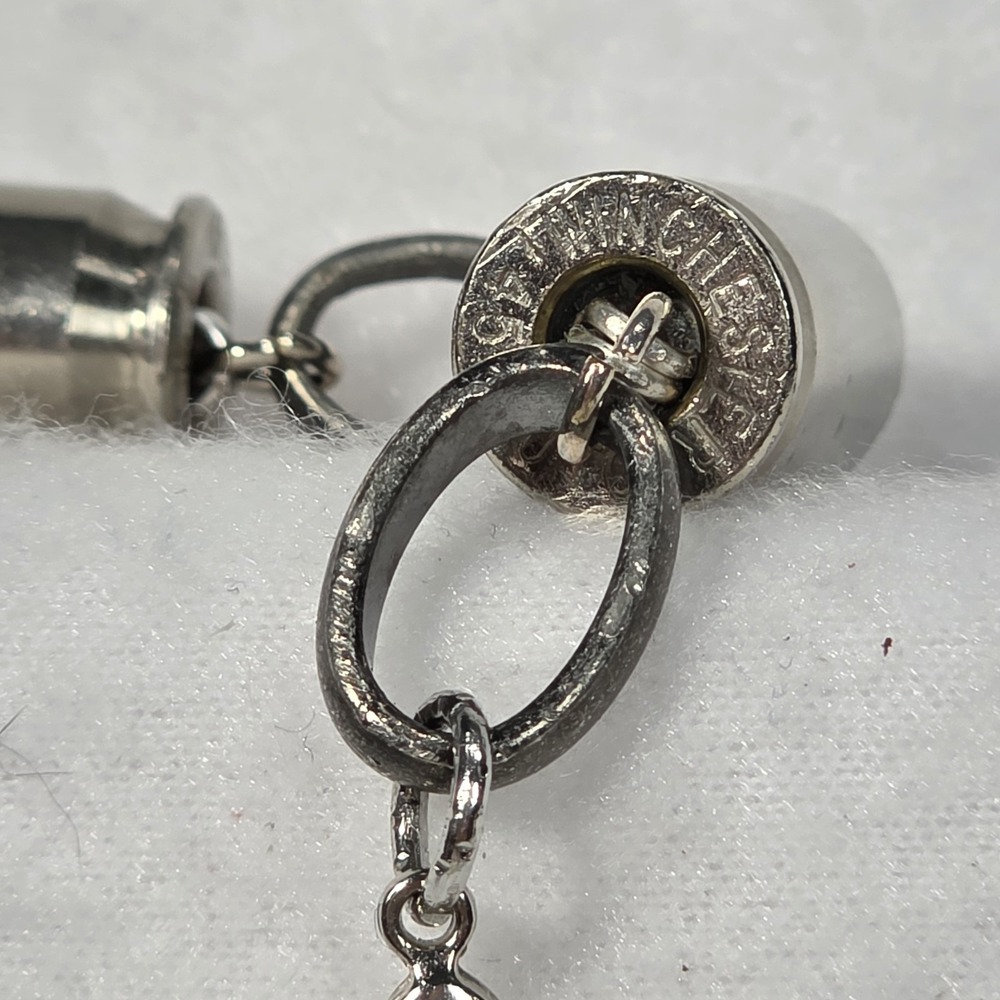 Handmade Bullet Casing Metal Link Bracelet Grunge Punk Industrial CyberCore 9.75 - Picture 7 of 10